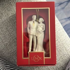 Lenox bride and groom ornament